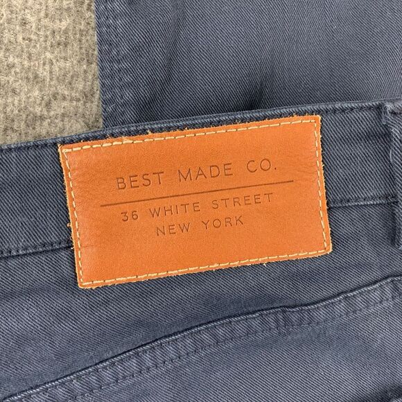 Best Made Co Jeans Mens 34x28 Blue Denim Stretch Pants Duluth - Picture 2 of 12